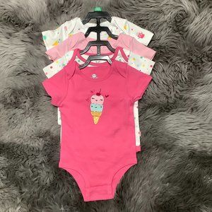 Rococo | Infant Girl's Bodysuit | 4 Pieces